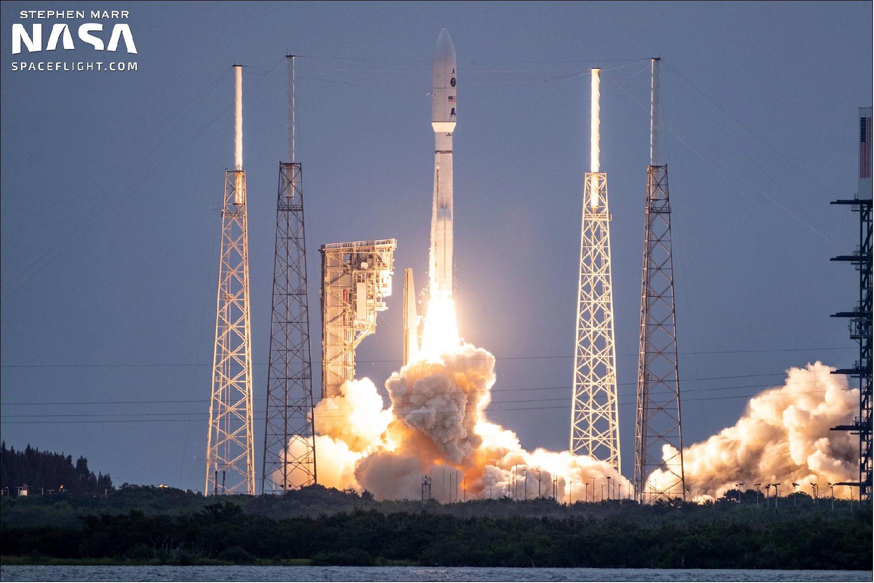Figure 2: Launch of the USS-12 mission from Cape Canaveral Space Force Station (image credit: NASA Spaceflight, Stephen Marr)