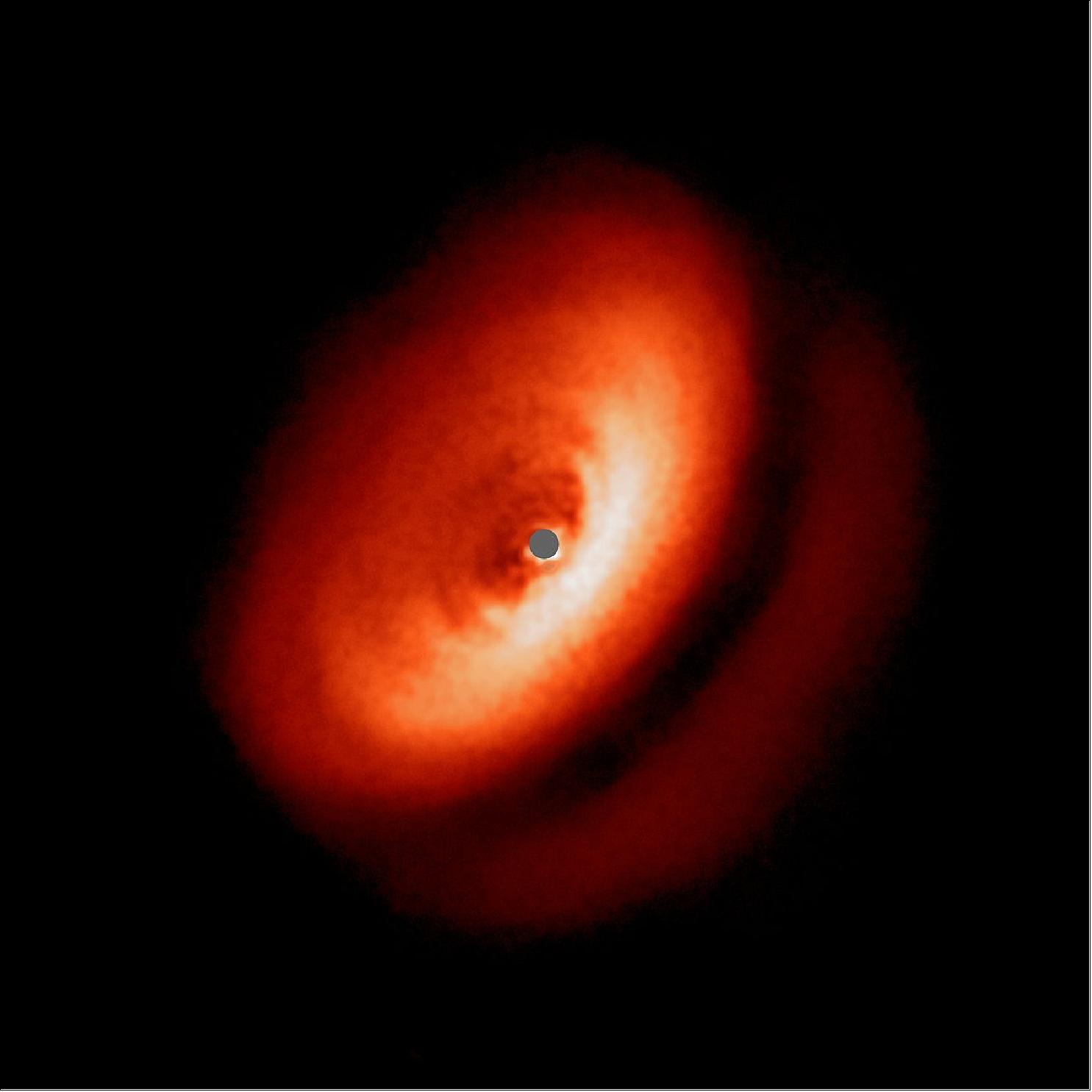 Figure 73: This spectacular image from the SPHERE instrument on ESO's Very Large Telescope shows the dusty disc around the young star IM Lupi in finer detail than ever before (image credit: ESO/H. Avenhaus et al./DARTT-S collaboration) 108)