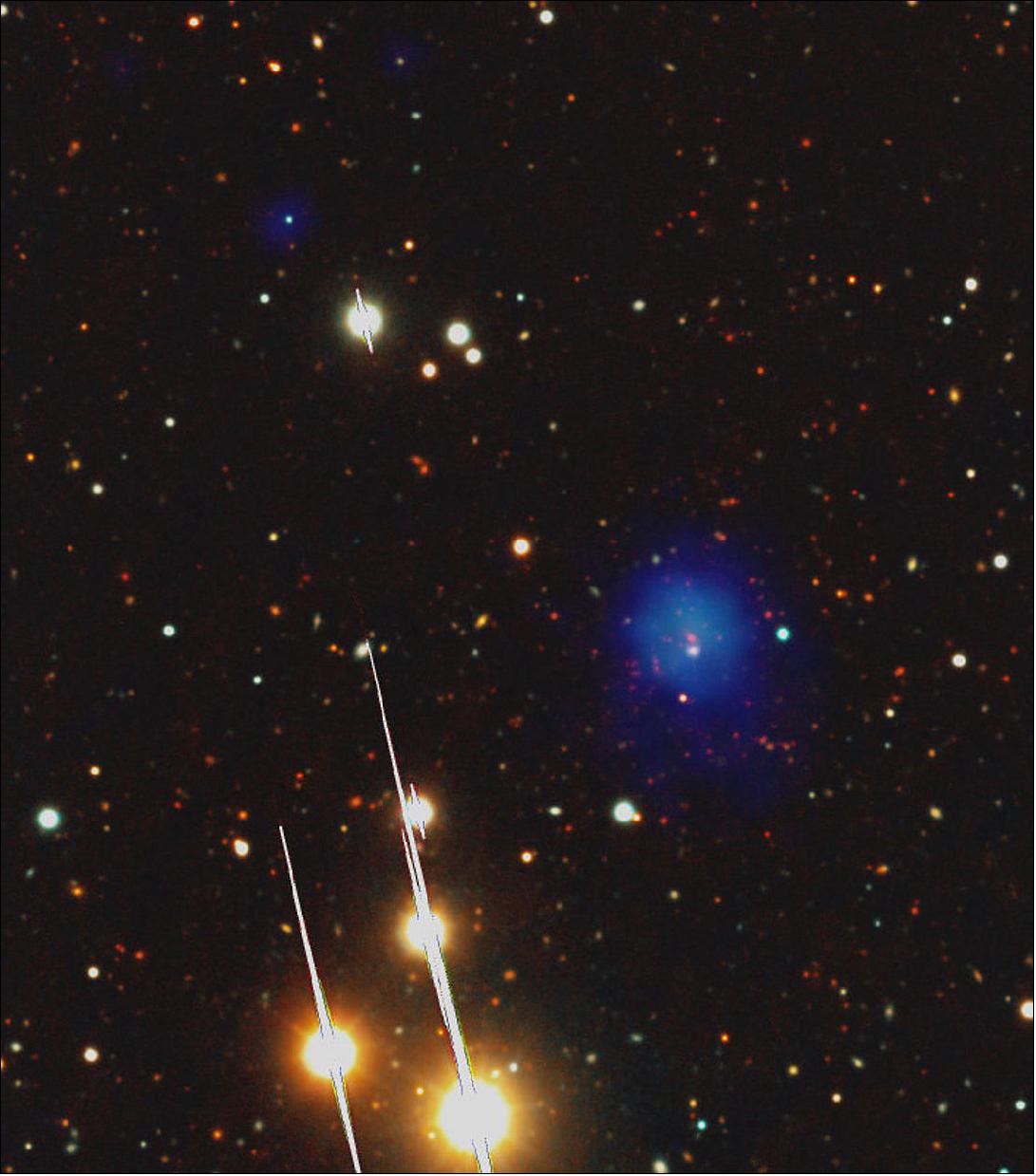 Figure 135: 2XMM J083026+524133 distant cluster of galaxies (image credit: ESA XMM-Newton/EPIC, LBT/LBC, AIP, J. Kohnert)