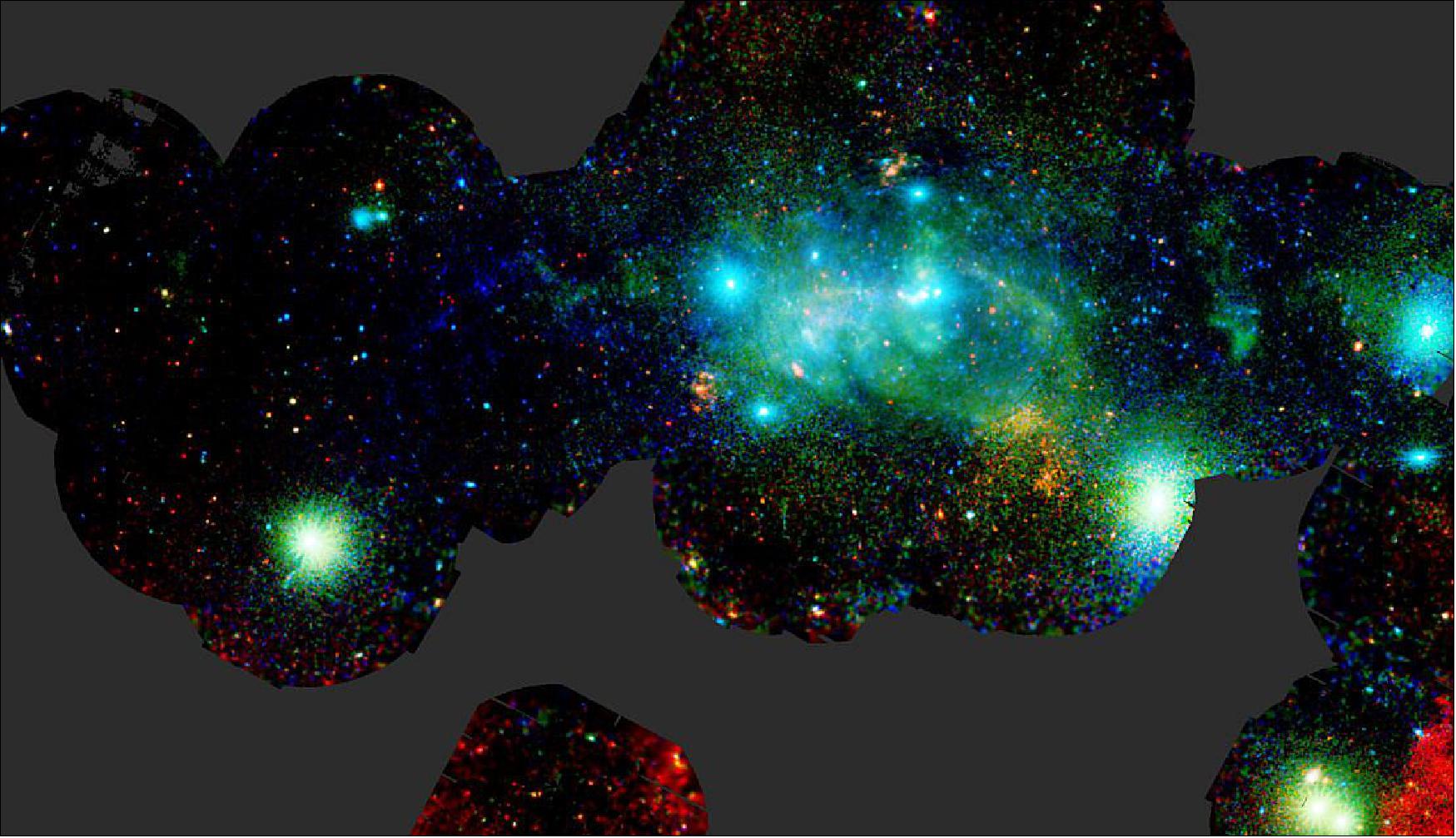 Figure 112: The central regions of our galaxy, the Milky Way, seen in X-rays by ESA’s XMM-Newton X-ray observatory (image credit: ESA/XMM-Newton, G. Ponti et al., 2015)