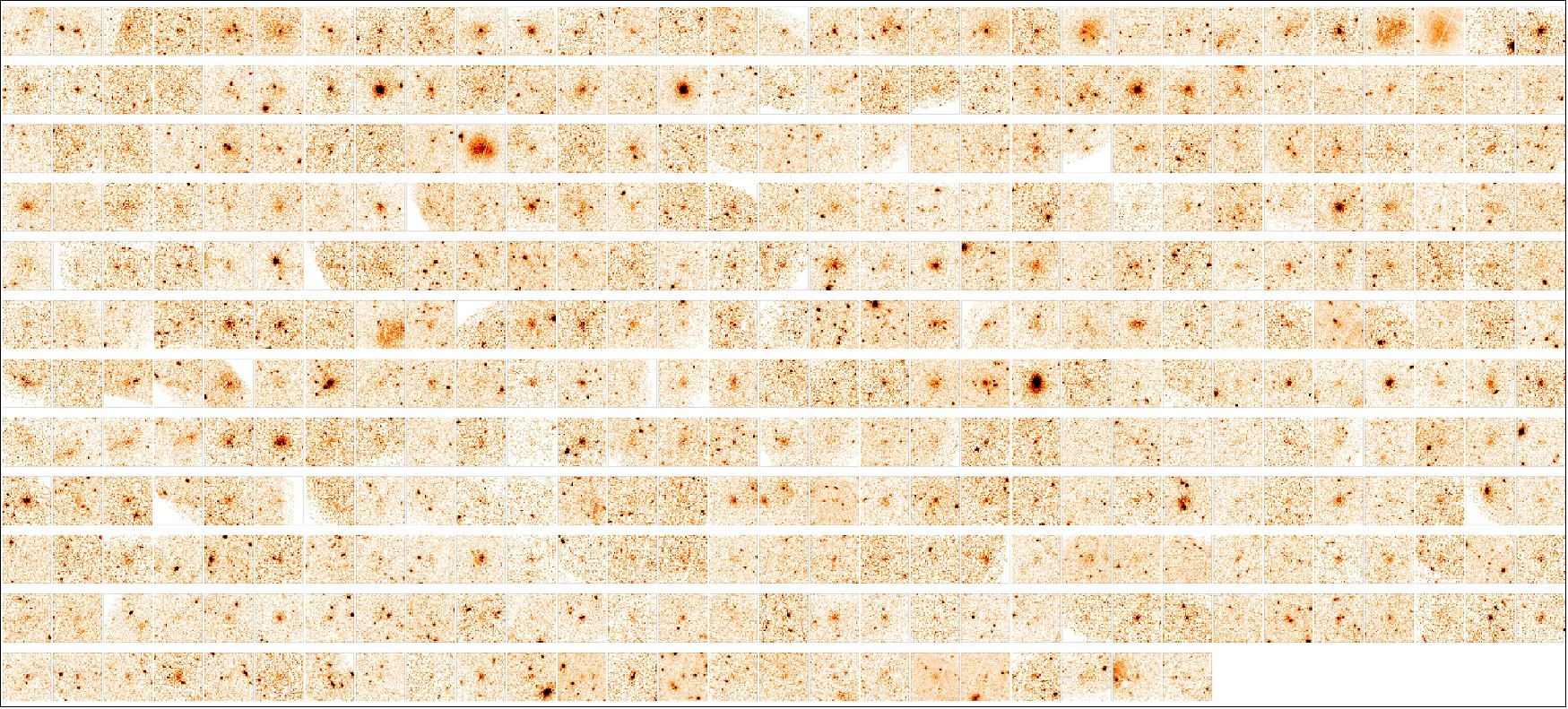 Figure 72: The 365 galaxy clusters of the XXL Survey – X-ray view (image credit: ESA/XMM-Newton/XXL Survey)